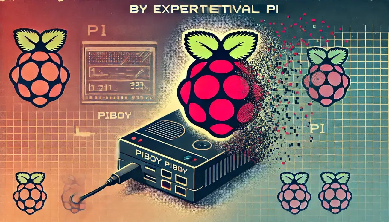 DALL·E 2024 08 27 12.30.06 An image illustrating the end of the PiBoy era by Experimental Pi. The image should feature a symbolic representation of a retro gaming console simil