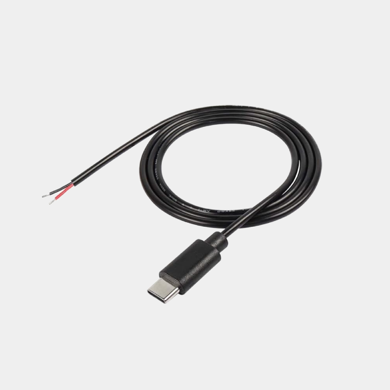 Cable USB Type C vers connecteur ouvert a 2 broches