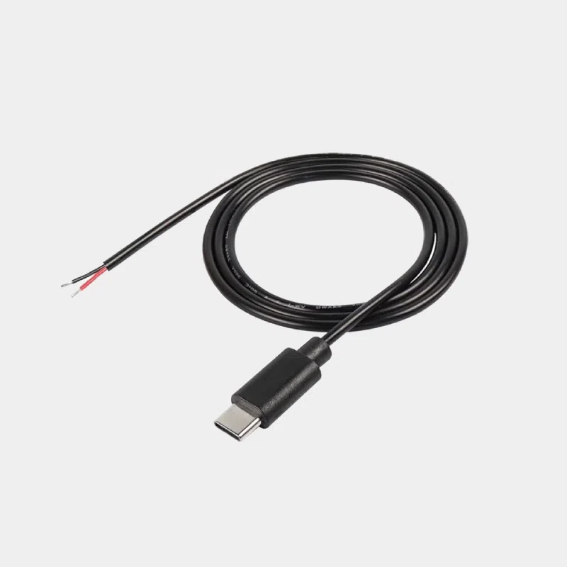 Câble USB Type C vers connecteur ouvert à 2 broches