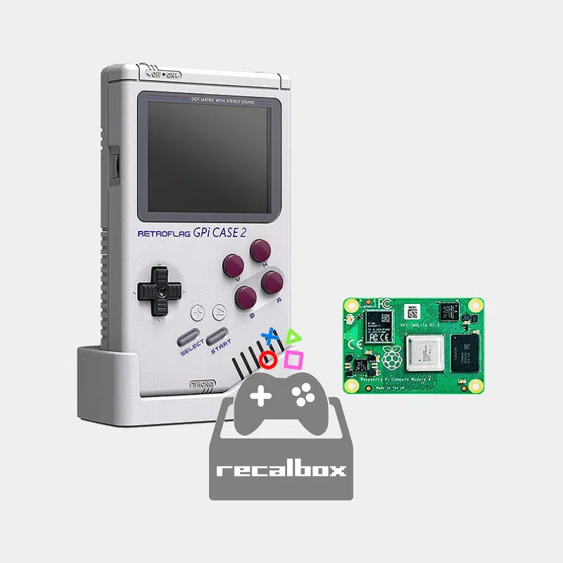 Kit Recalbox et GPi Case 2 avec Raspberry Pi CM4