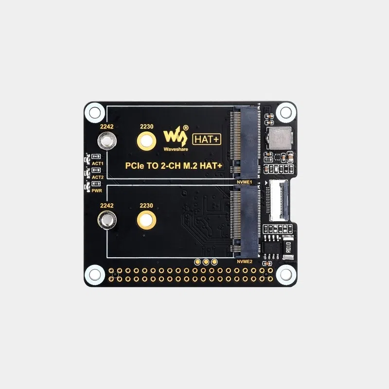 HAT+ PCIe vers double M.2 pour Raspberry Pi 5