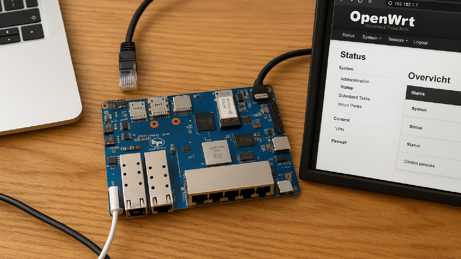 Nwrt Rpi 4 Banana Pi BPI-R4 Tutorial: Verwandle dein Board in einen ...