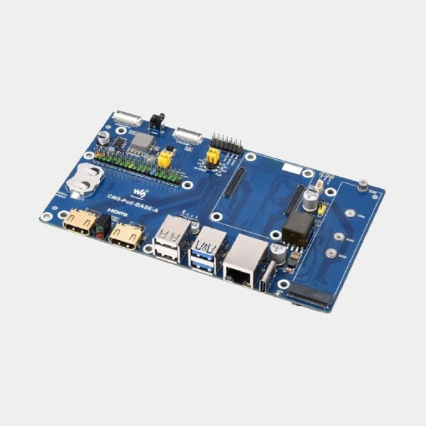 IO Board pour Raspberry Pi Compute Module 5 avec PoE