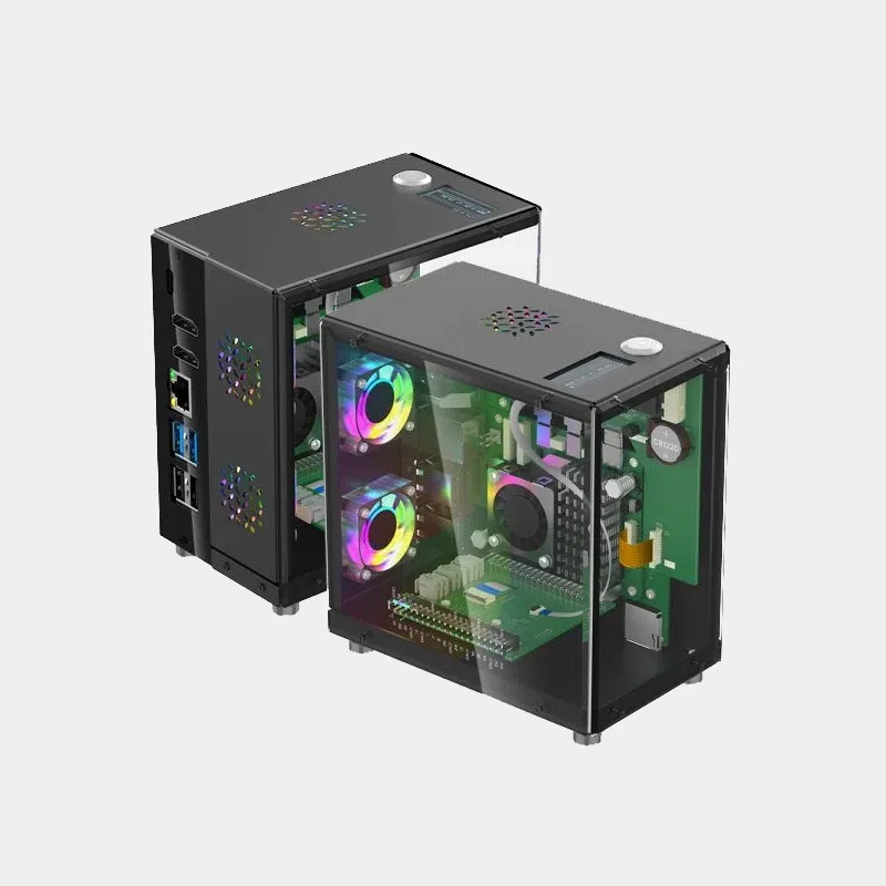 Boîtier Pitower avec écran OLED 1,3" pour Raspberry Pi 5 1 Boitier Pitower avec ecran OLED 13 pour Raspberry Pi 5 2