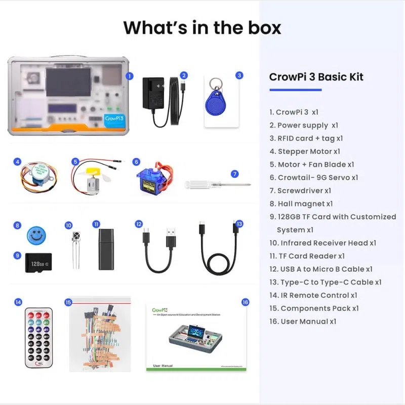 CrowPi 3 Kit deducation electronique compatible Raspberry Pi 4