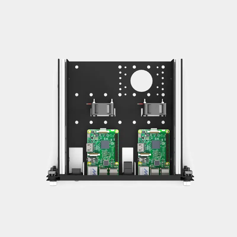 Kit de Montage Rack Raspberry Pi 10 Pouces – 2x Slots UM SBC 306 4