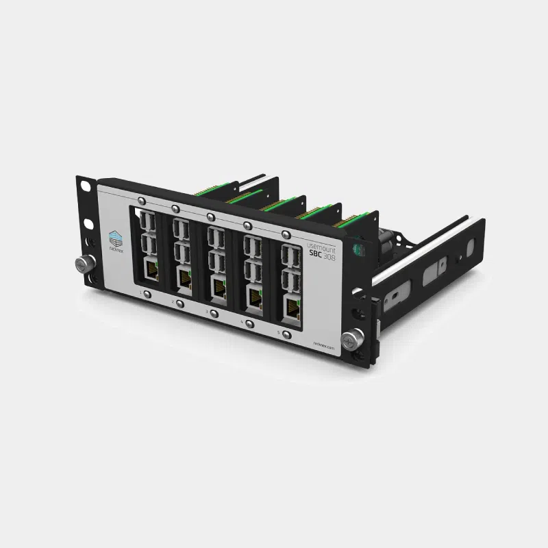 Kit de montage en rack Raspberry Pi 10 pouces – 5x Slots UM SBC 308 1