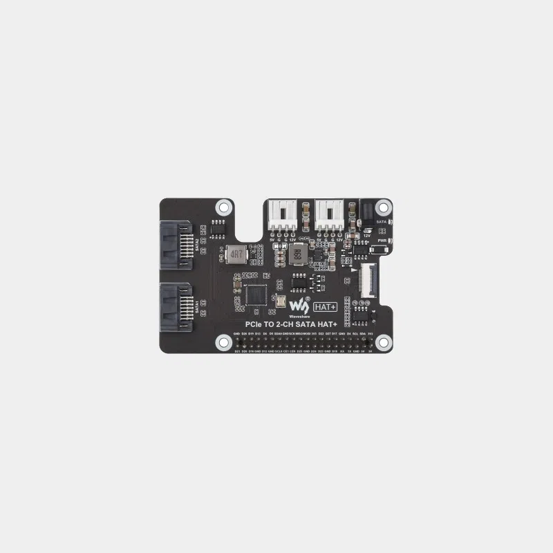 Accueil 22 HAT PCIe vers SATA 2 canaux 2