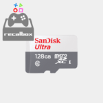 Carte microSD SanDisk Ultra 128 Go préflashée Recalbox pour Raspberry Pi 4