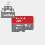 Carte microSD SanDisk Ultra 64 Go préflashée Recalbox pour Raspberry Pi 5