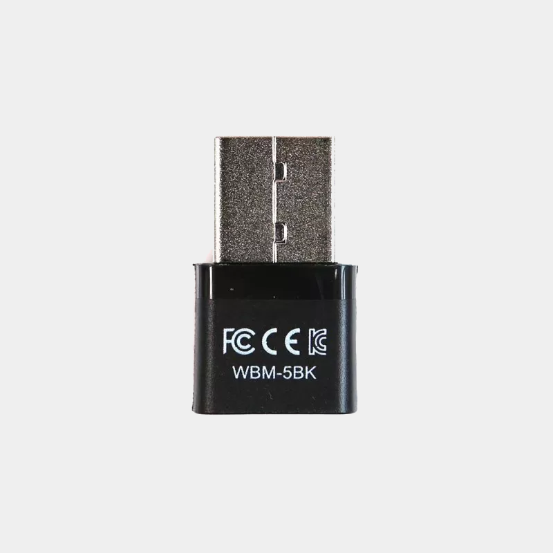 Accueil 27 Module Wi-Fi et Bluetooth WBM-5BK pour ODROID vu de face avec ses certifications FCC CE